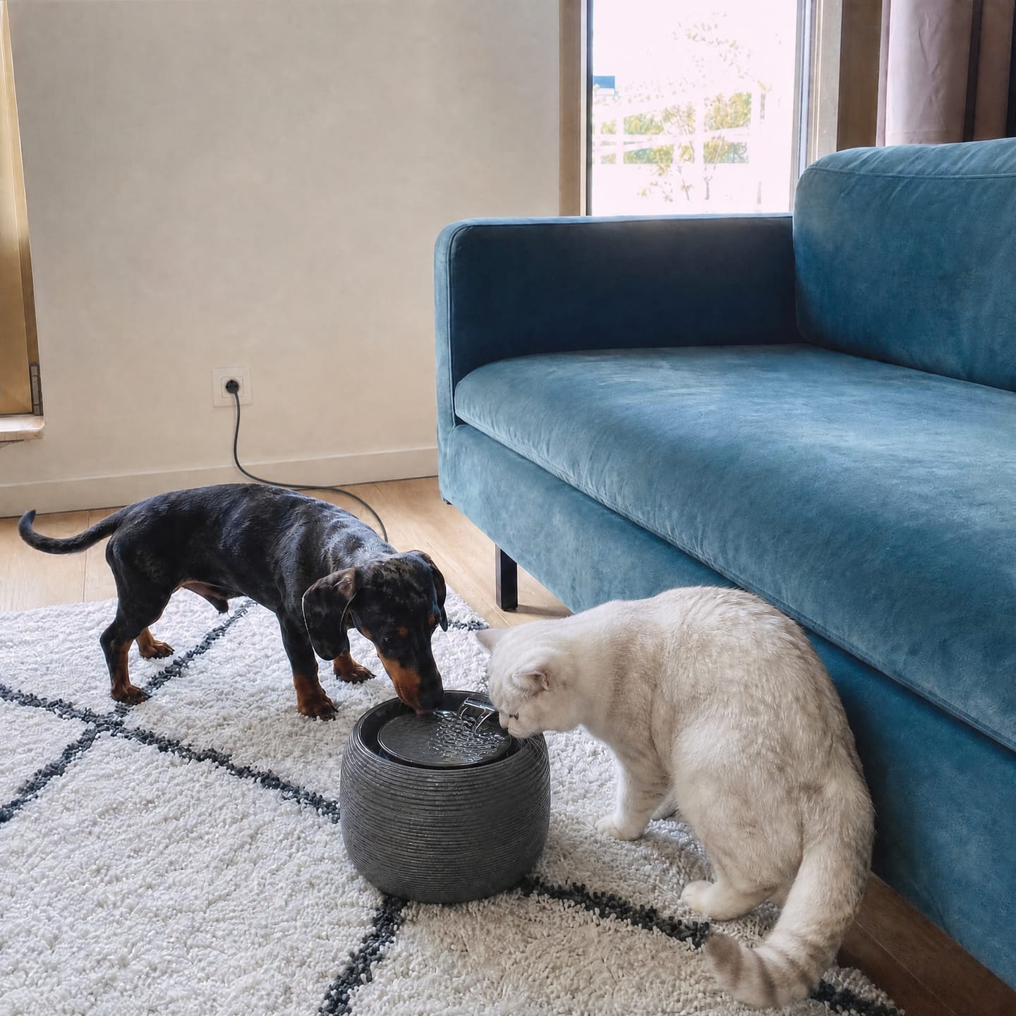 Customer photo review of Smart Water Fountain