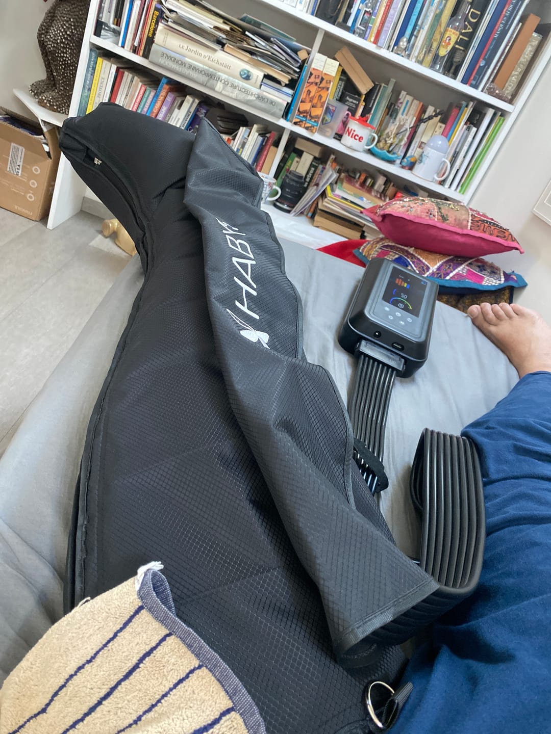 Customer photo review of Standard-8 device for lymphatic drainage and pressotherapy, 8-chamber
