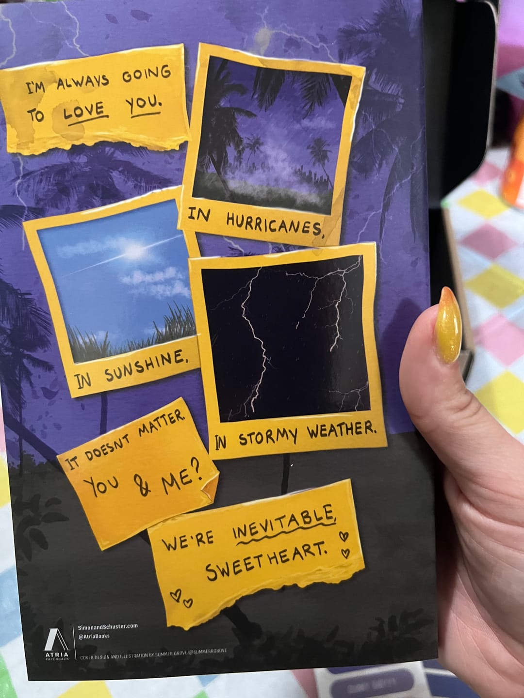 Customer photo review of smut slut book club subscription