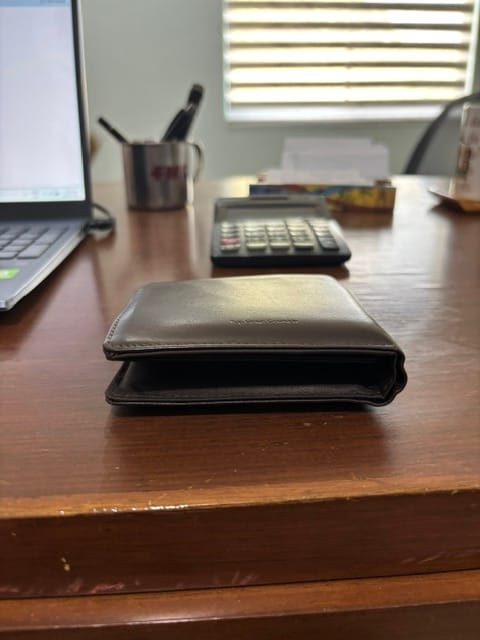 Customer photo review of Leather L-Shape Brown