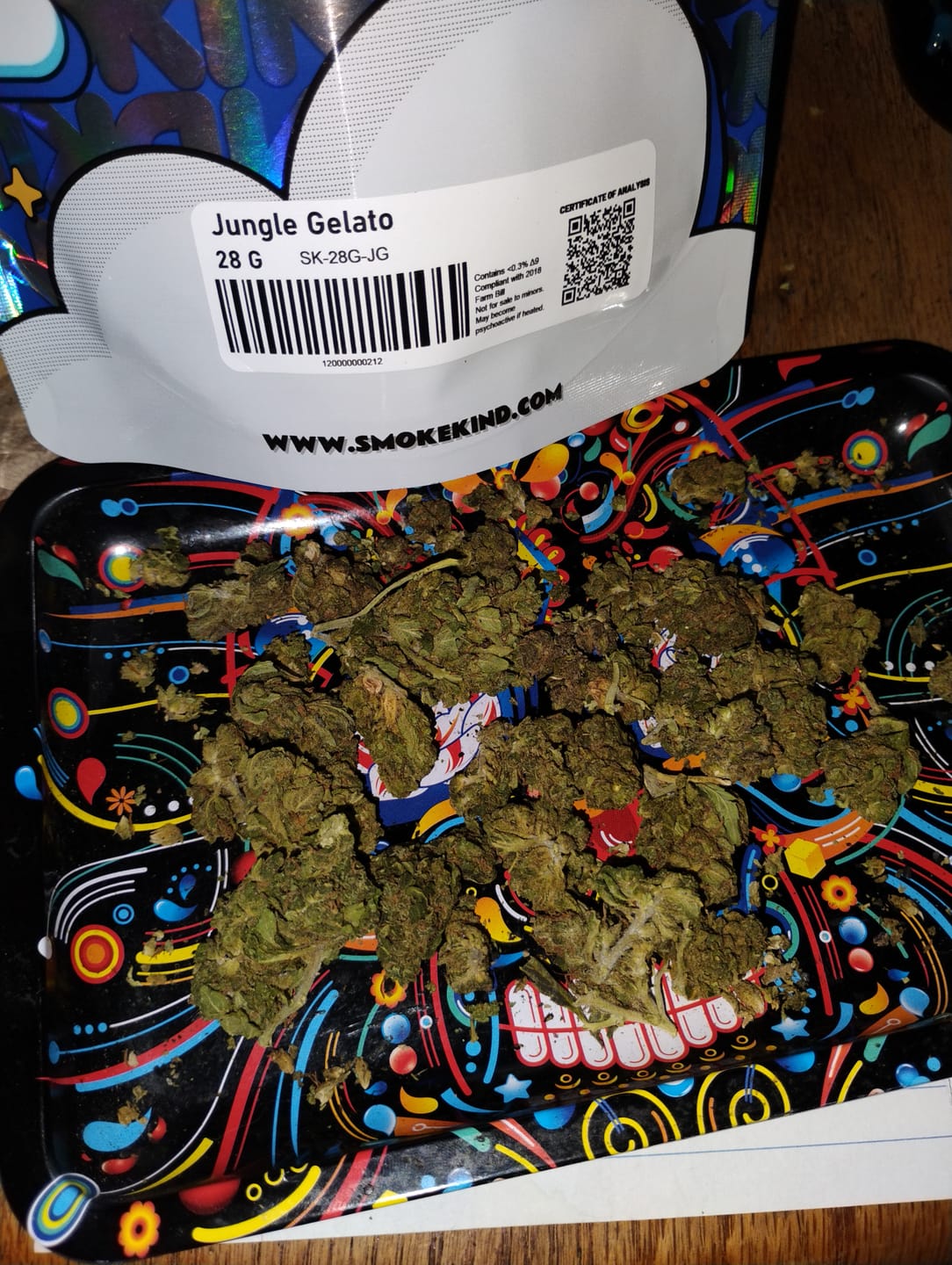 Customer photo review of Jungle Gelato - 28 Grams - Indica