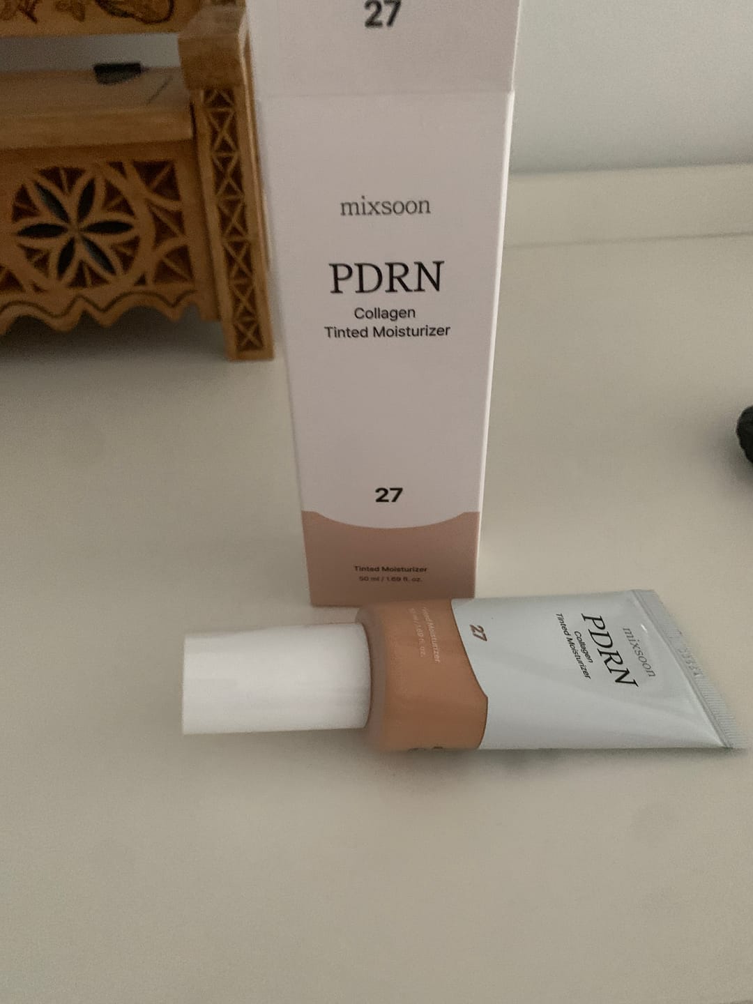 Customer photo review of [MIXSOON] PDRN Collagen Tinted Moisturizer 50ml