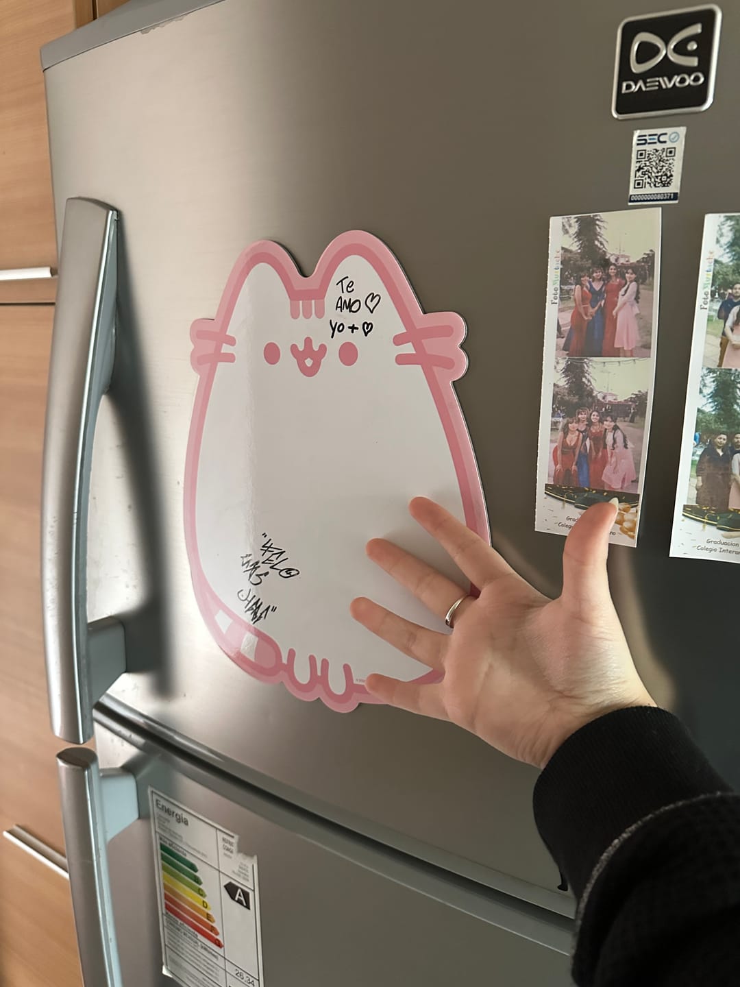 Customer photo review of Mooving at Work - Pizarra Pusheen 30 x 22 cm