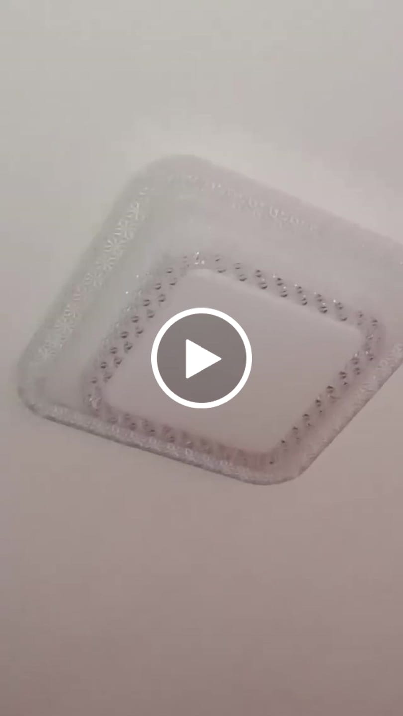 Customer video review of Luminária de Teto Plafon LED Moderno com 3 Cores de Luz