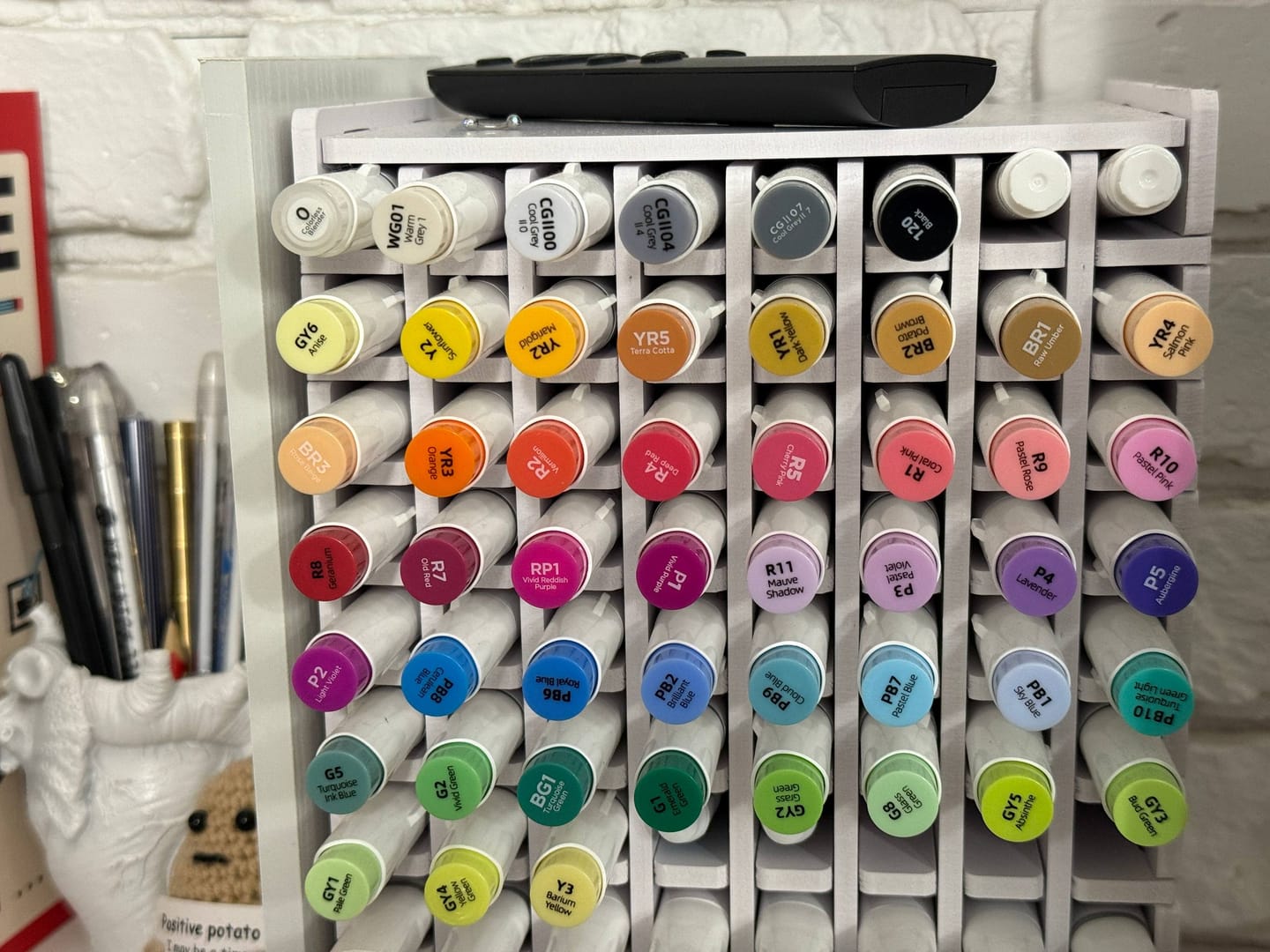 Customer photo review of Ohuhu Honolulu Brush Markers - Small Set