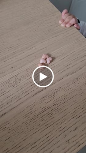 Customer photo review of Puffs Manzana Arándano Familiar