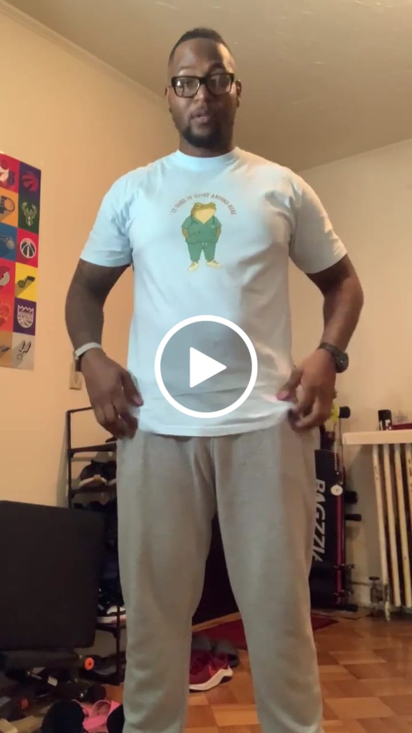 Customer video review of It Sure Is Quiet Around Here Frog T-shirt