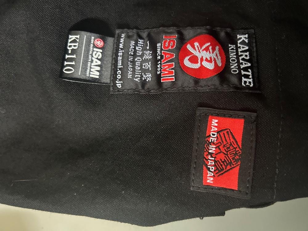 Customer photo review of Isami Black Karate Gi