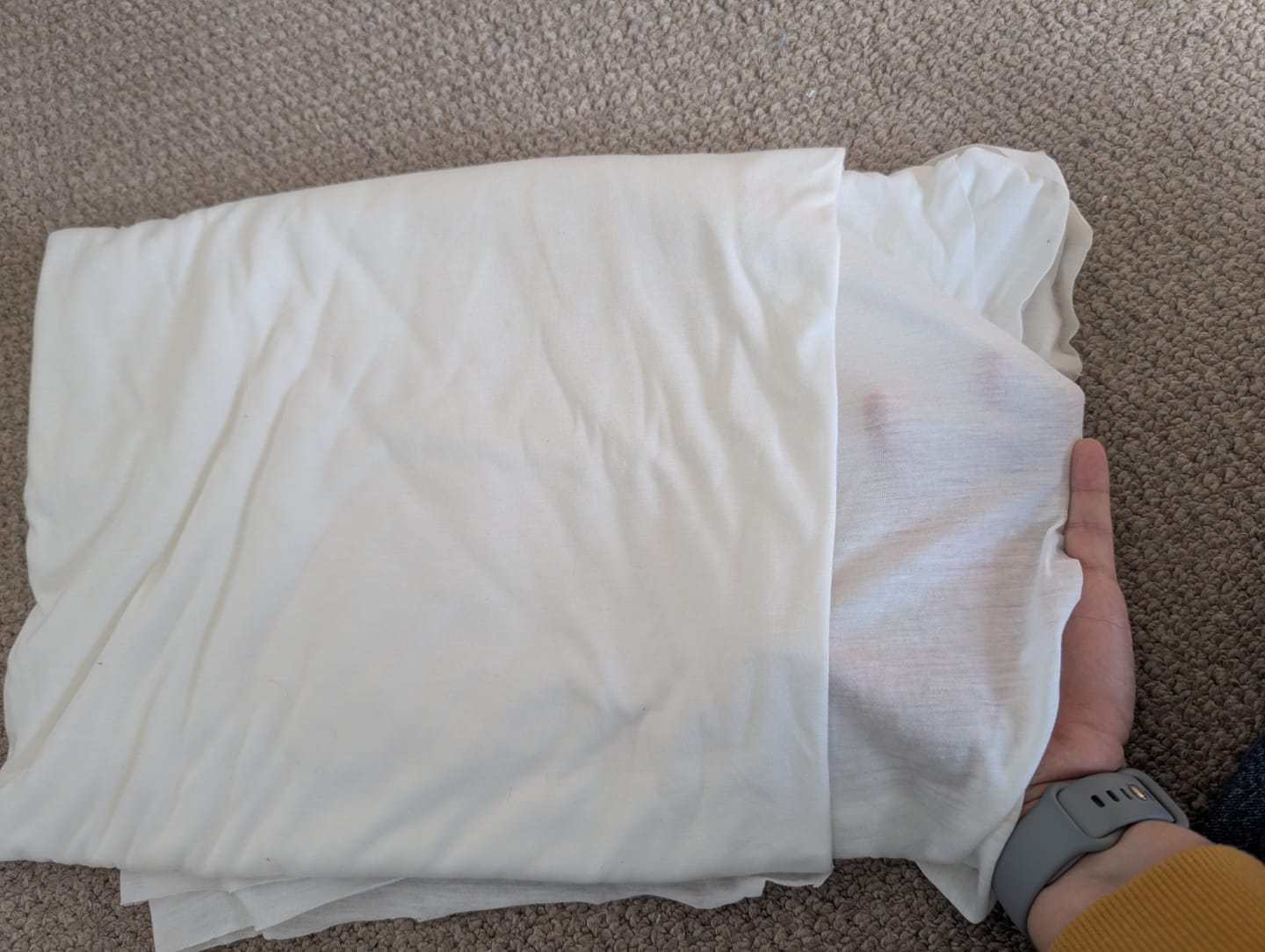 Customer photo review of Lightweight Variegated PolyViscose Jersey Fabric