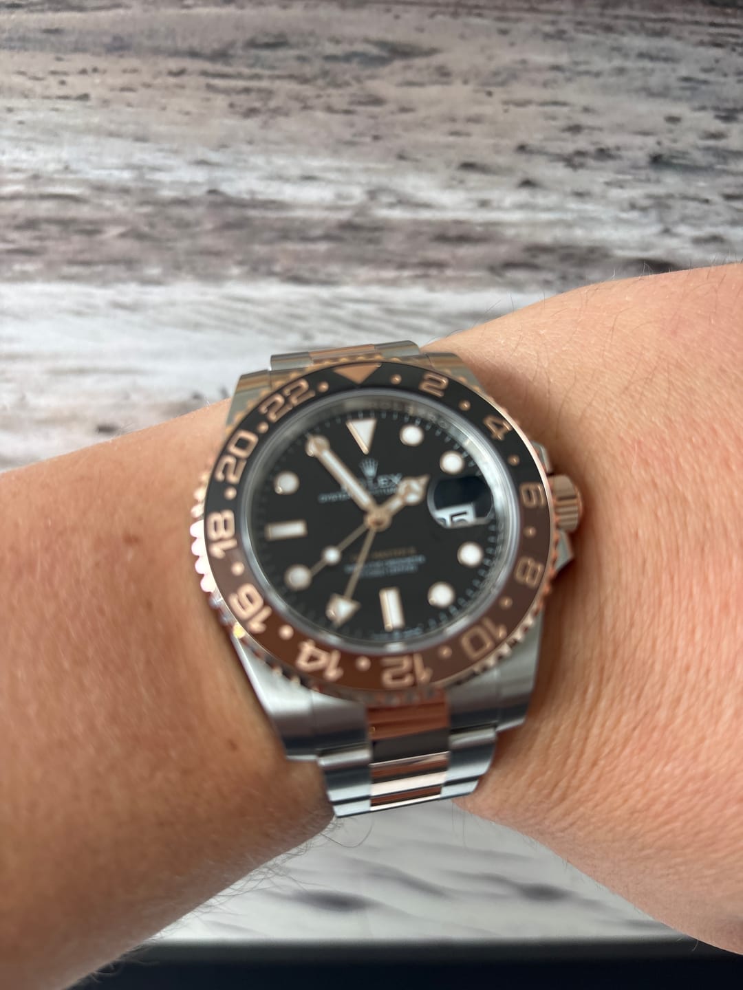 Customer photo review of Rolex GMT-Master II Rootbeer - 126711CHNR - Full-Set