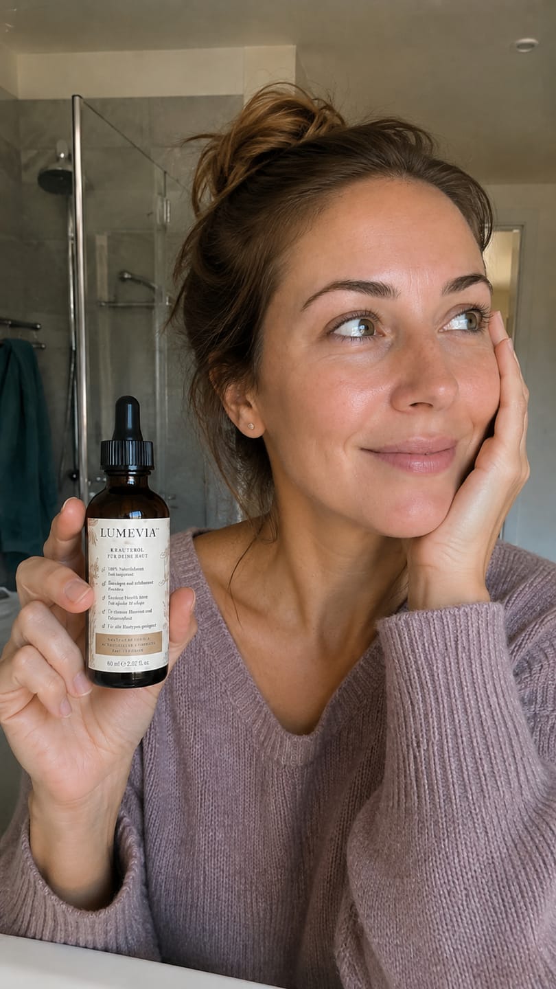 Customer photo review of Natürliches Öl gegen unerwünschte Gesichtshaare