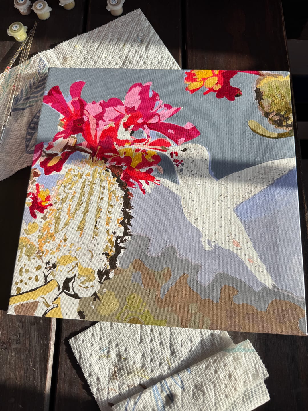 Customer photo review of Custom Paint by Numbers