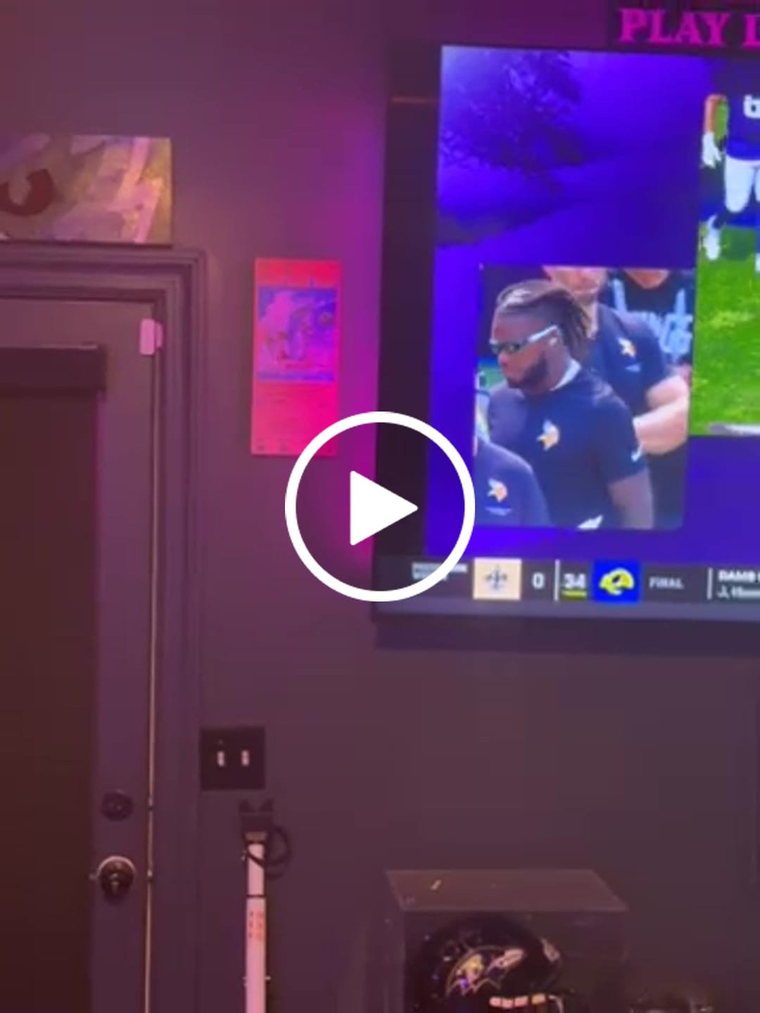 Customer video review of Baltimore Ravens Super Bowl XXXV Ticket Stub Single Layer Metal Wall Art