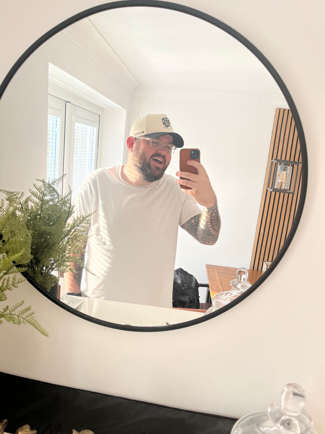Customer photo review of ULTRA FIT Oat Classic A-Frame Snapback