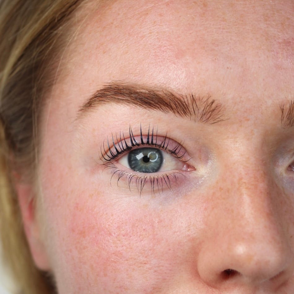 Customer photo review of Pure Care Lash & Brow Lift Pack