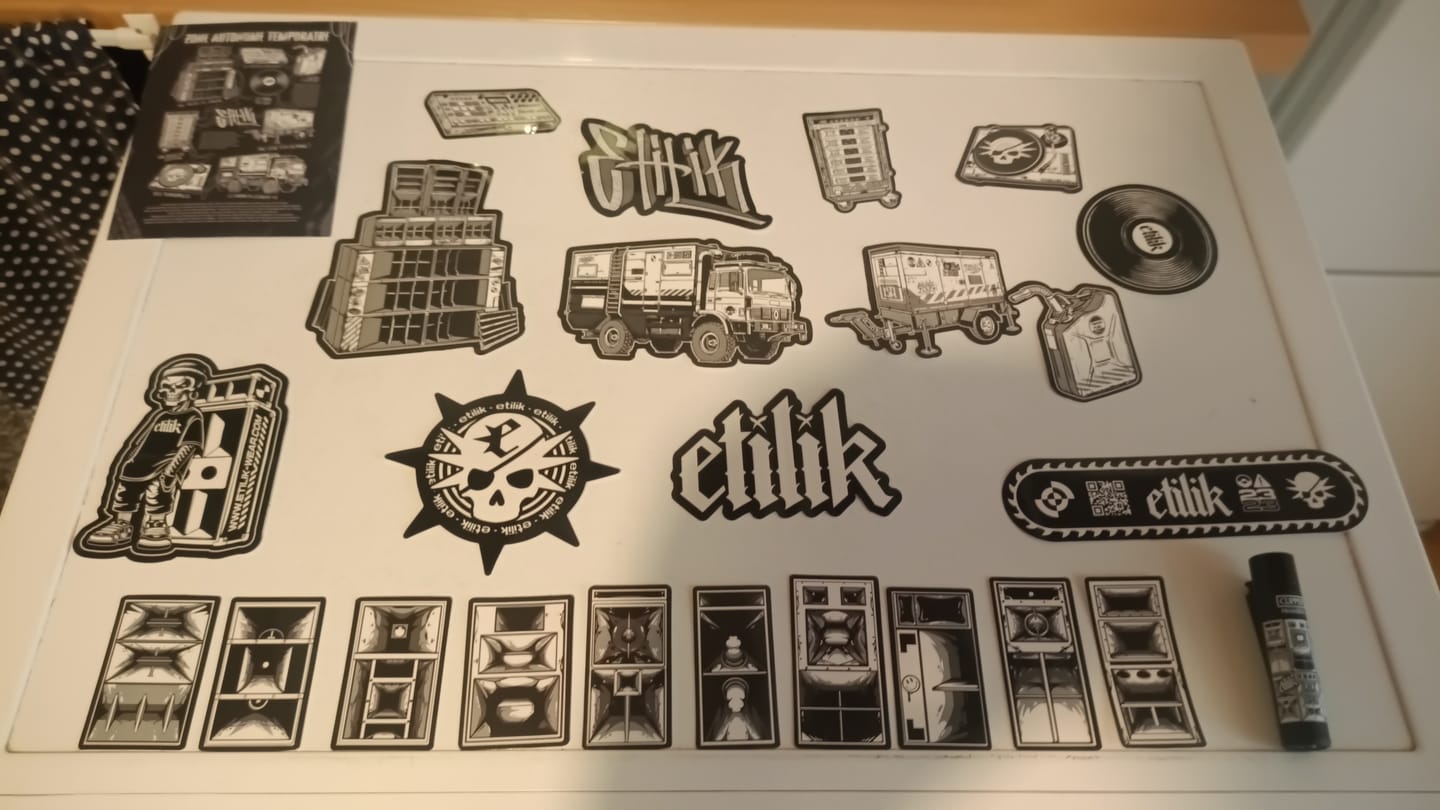 Customer photo review of Etk Collection stickers pack serie 8