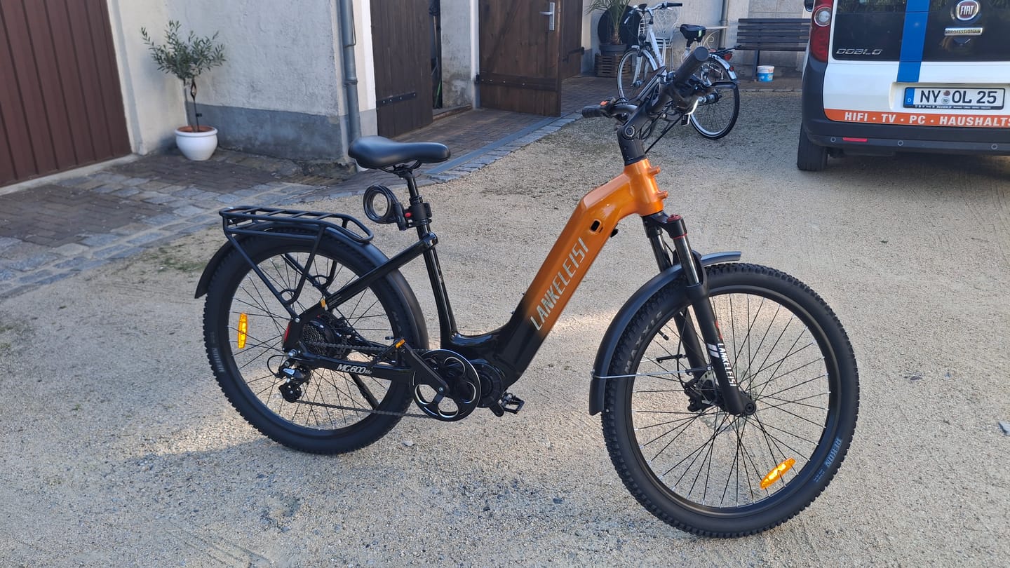 Customer photo review of Lankeleisi MG600 Lite 250W 27.5" Electric Trekking Bike 720Wh SUV E-bike with Switchable Sensor 36V 20Ah Battery