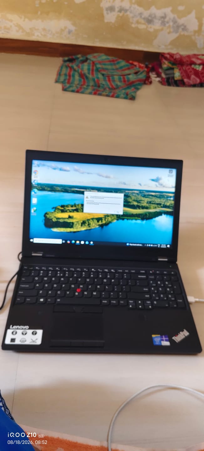 Customer photo review of Lenovo ThinkPad Workstation Laptop | P50 | Intel i7-6th | 15.6" HD | 2GB GDDR5 NVIDIA Graphics | Win 10 Pro | Refurbished