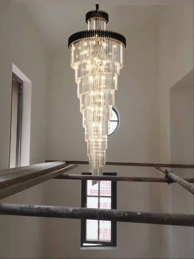 Customer photo review of Beth Extra Large Crystal Chandelier