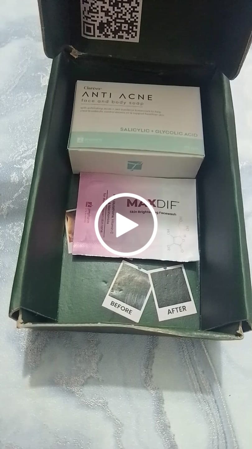 Customer video review of Clarevo Anti Acne Soap