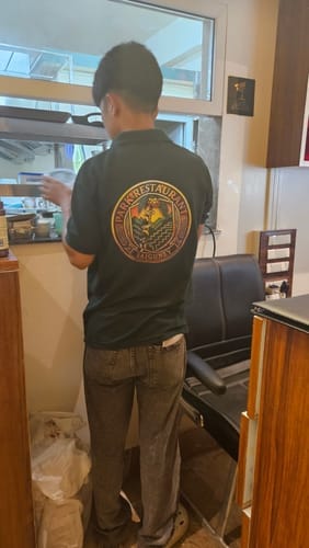 Customer photo review of Customized Polo T-Shirt With Your Company Logo | PrintMine.in