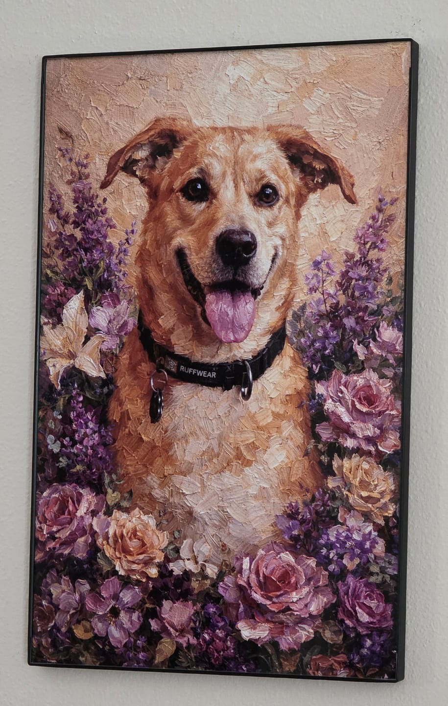 Customer photo review of Golden Bloom - Personalized Poster