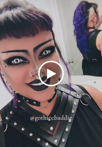 Customer video review of Halloween Cosplay White Manson Prescription Colored Contact Lenses