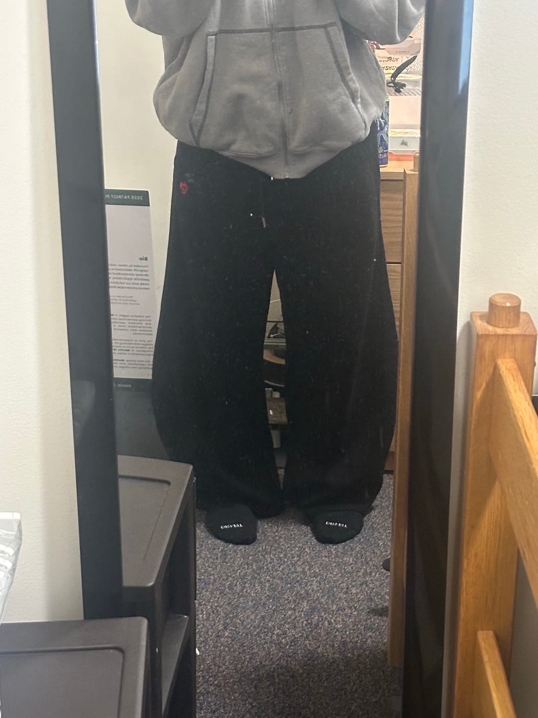 Customer photo review of Aelfric Eden Super Baggy Barrel Sweatpants