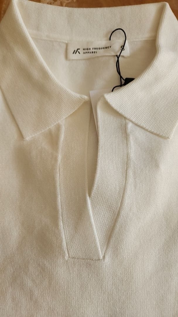 Customer photo review of Knitted Buttonless Polo