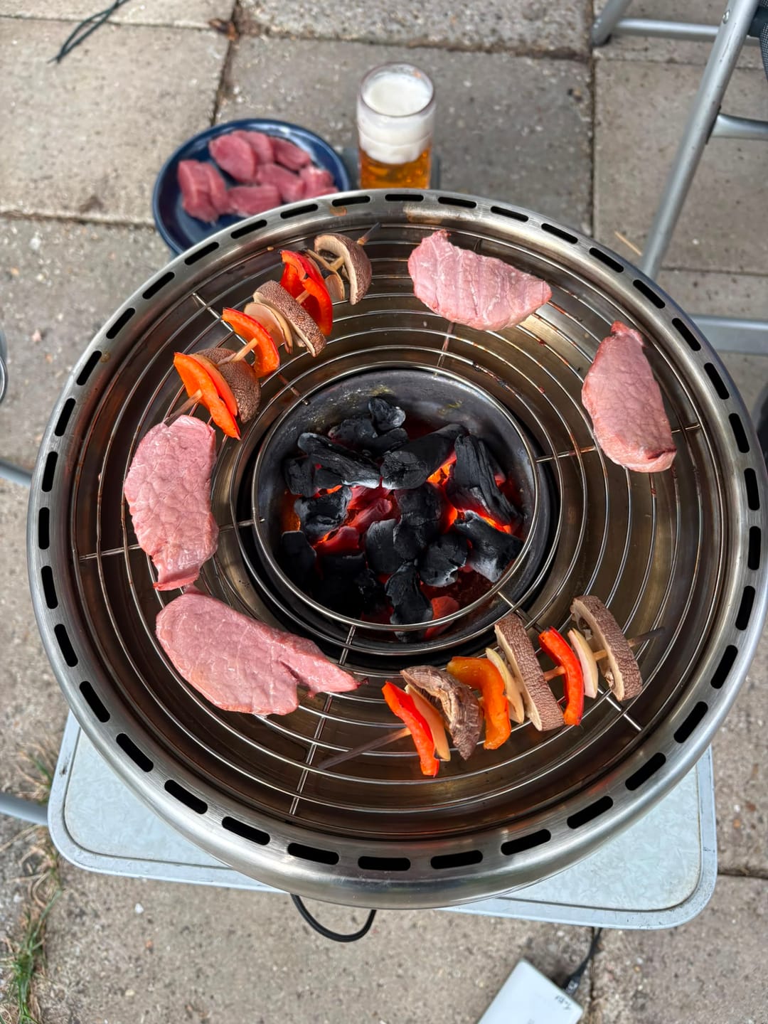 Customer photo review of BBQ2GO met Deksel