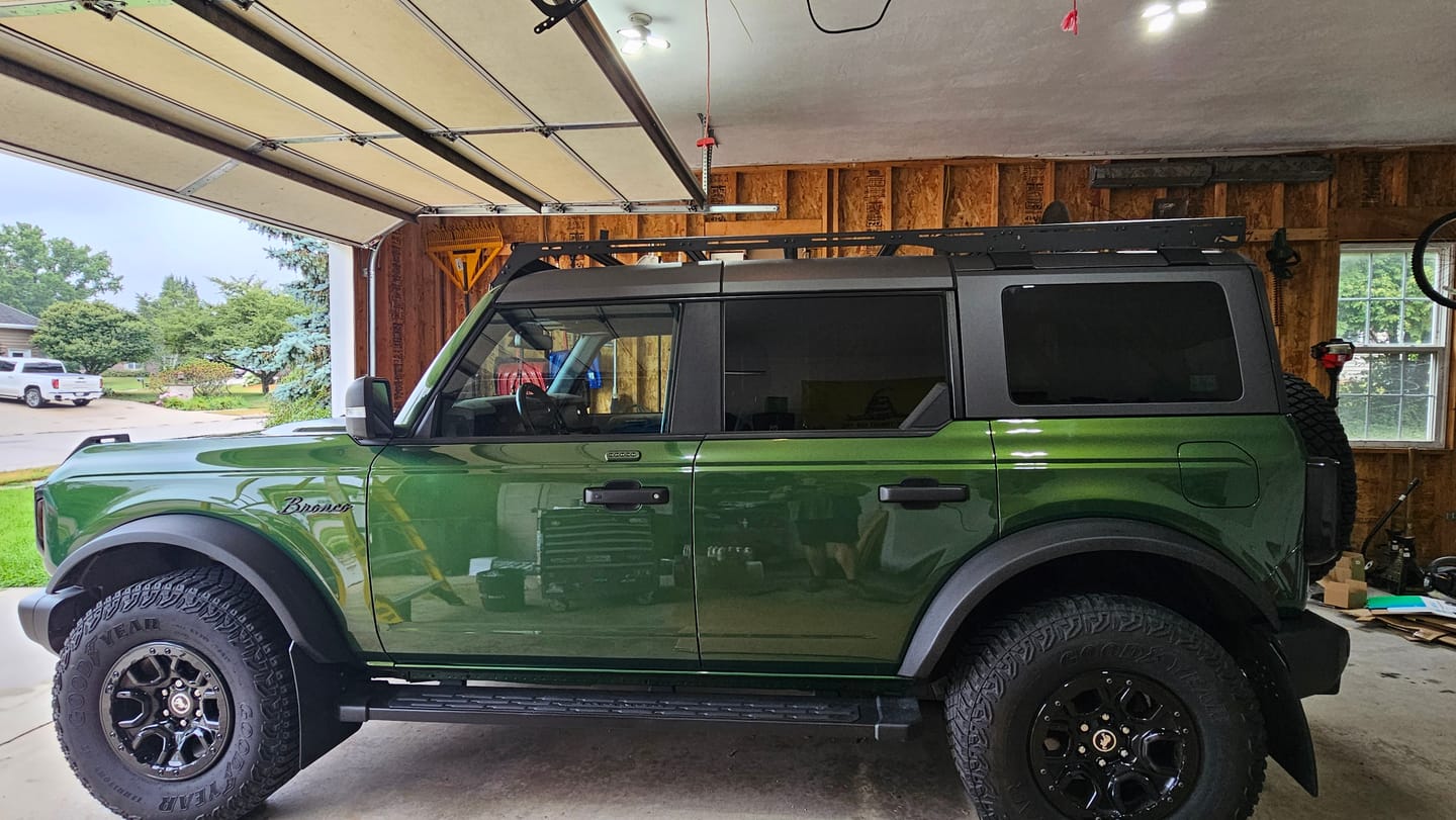 Customer photo review of Modular Roof Rack For The Ford Bronco 4-Door (2021-Current)