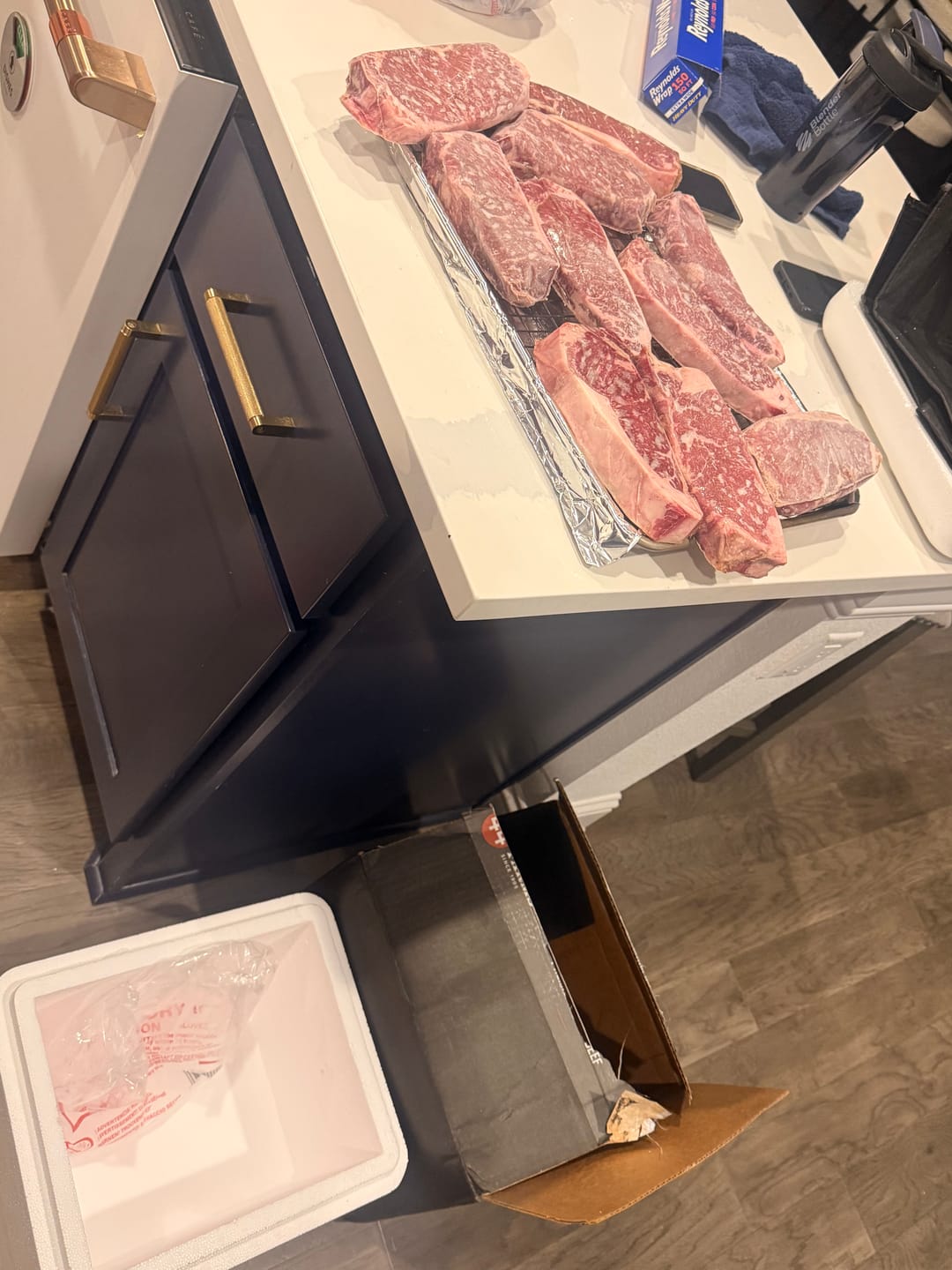Customer photo review of USDA Prime New York Strip