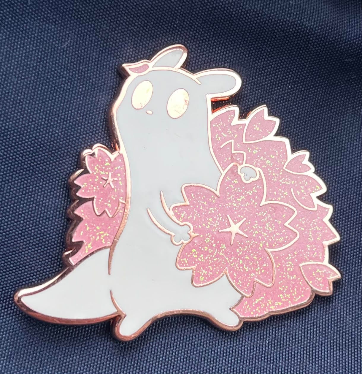 Customer photo review of Rain World - Survivor Cherry Blossom Pin