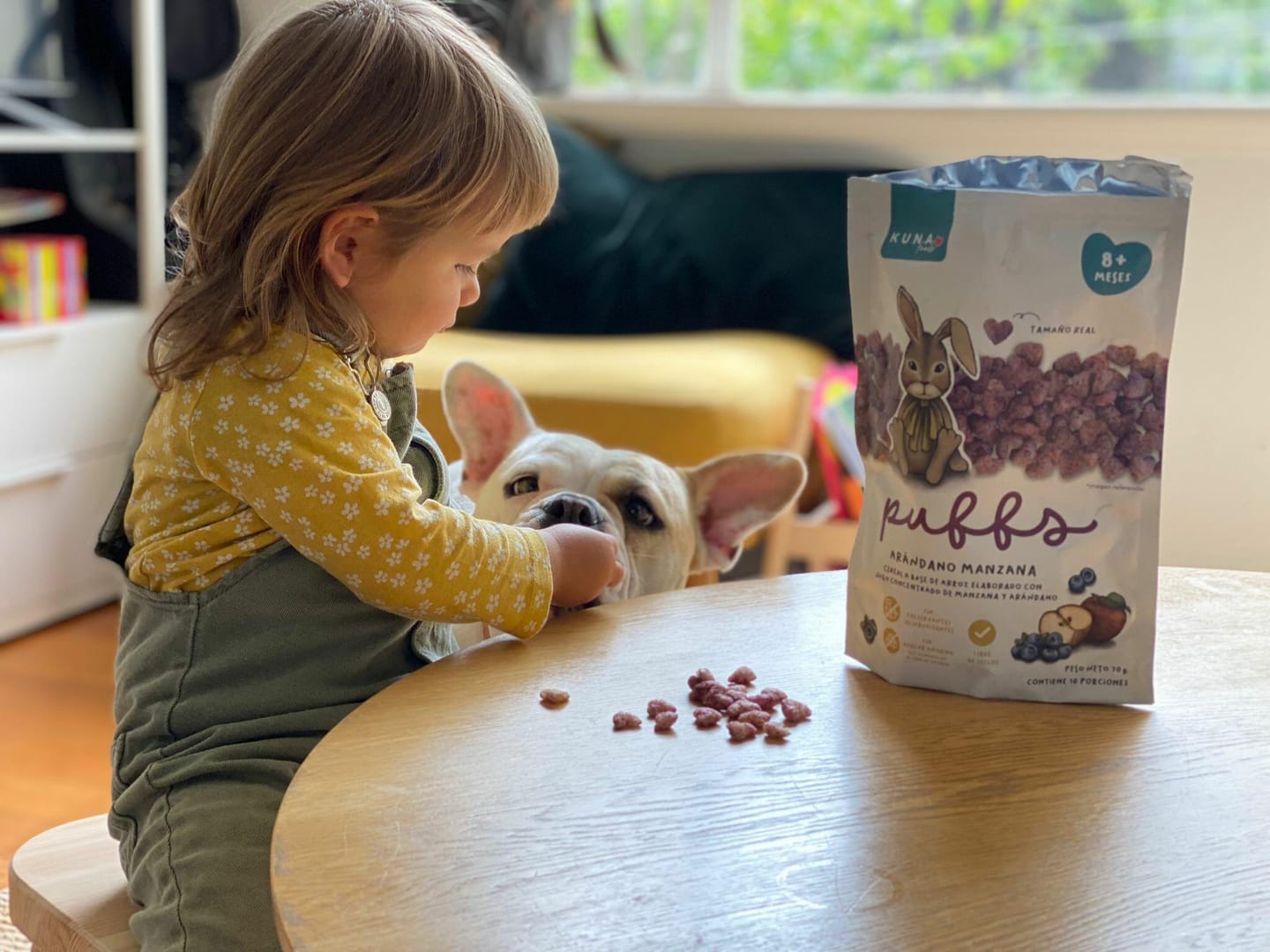 Customer photo review of Puffs Manzana Arándano Individual