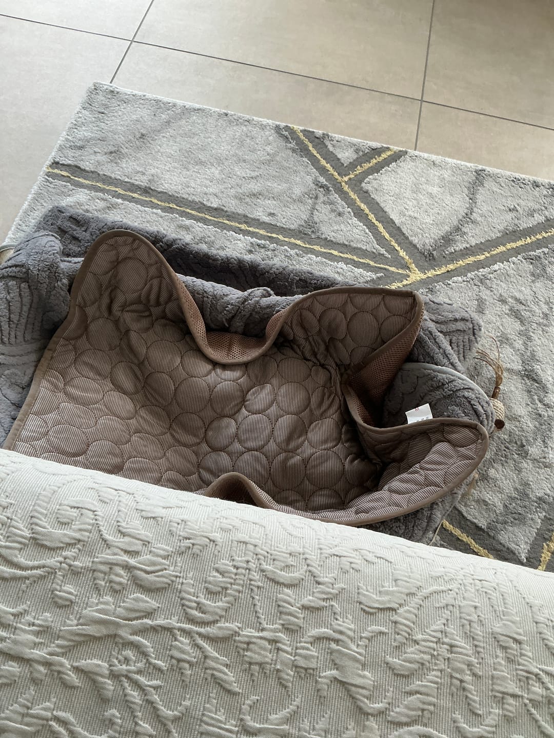 Customer photo review of Tapis Rafraîchissant pour Chat – Offrez-lui un confort immédiat