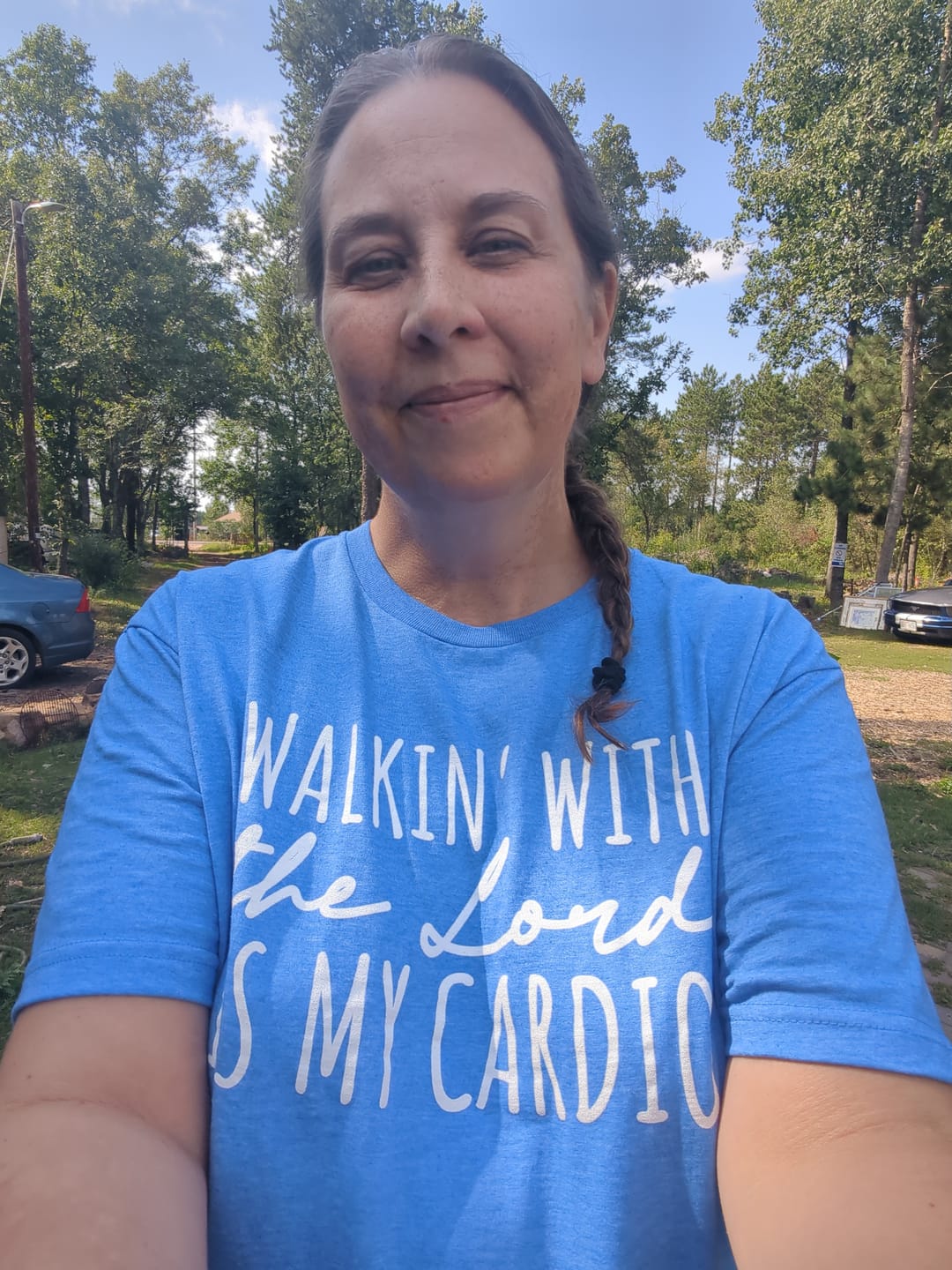 Customer photo review of Saved Tee