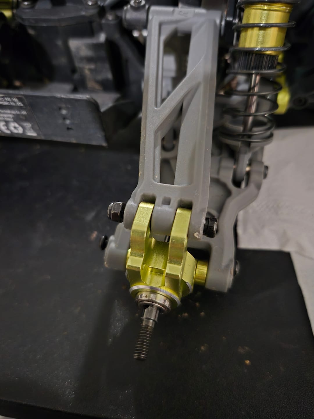 Customer photo review of Aluminum Rear Steering Hub For RZ001 and XTS-F10
