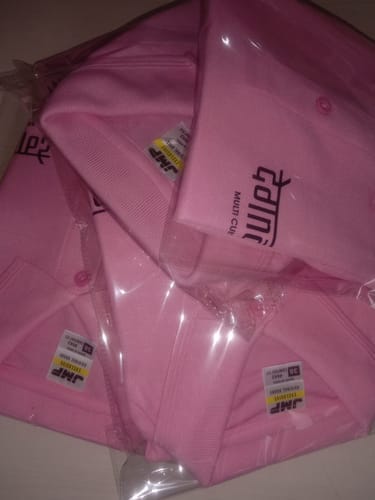 Customer photo review of Customized Polo T-Shirt With Your Company Logo | PrintMine.in