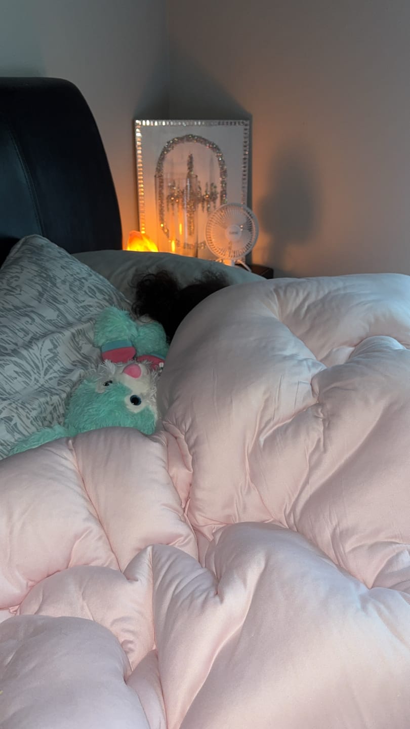 Customer photo review of MarshMellow Comforter