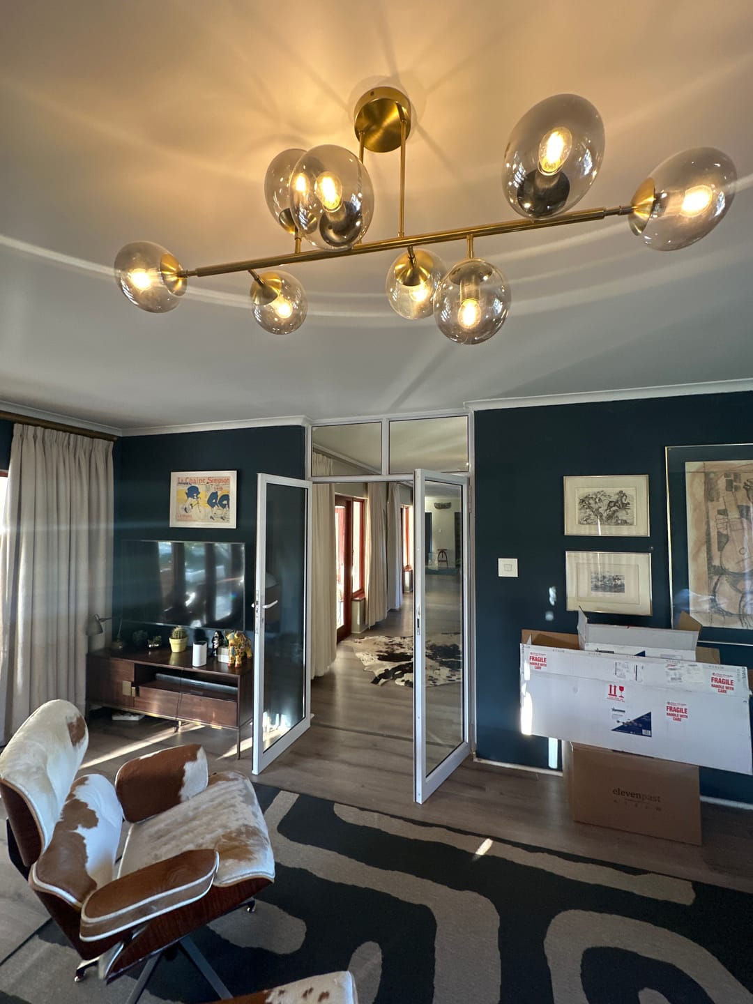 Customer photo review of Titania 8 Light Chandelier