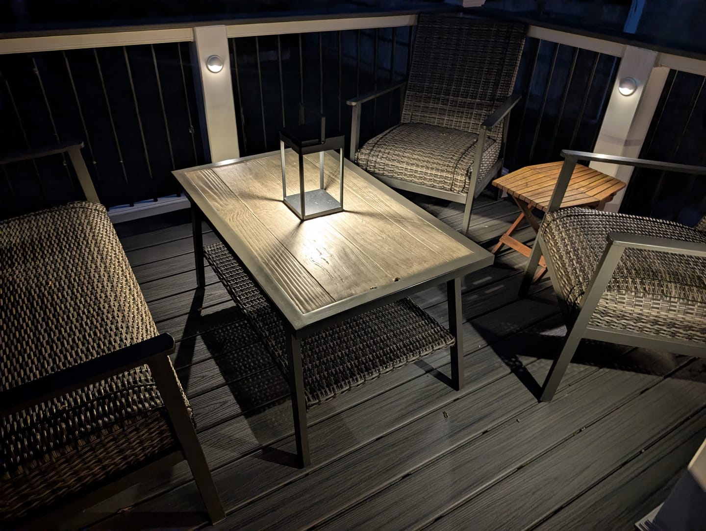 Customer photo review of Luxury Metal Solar Lantern