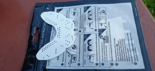 Customer photo review of Lunate Overnight Protection Mouth Guard