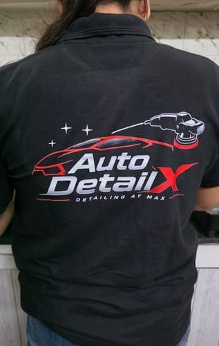 Customer photo review of Customized Polo T-Shirt With Your Company Logo | PrintMine.in