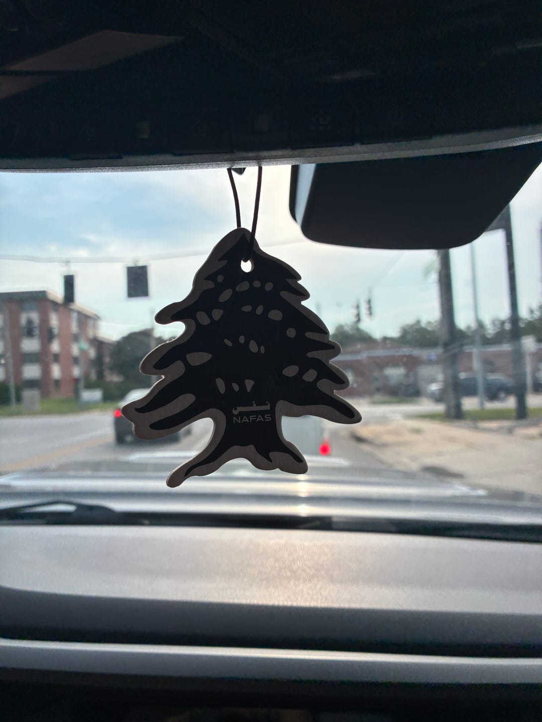 Customer photo review of Black Cedar Air Freshener + Sticker Pack