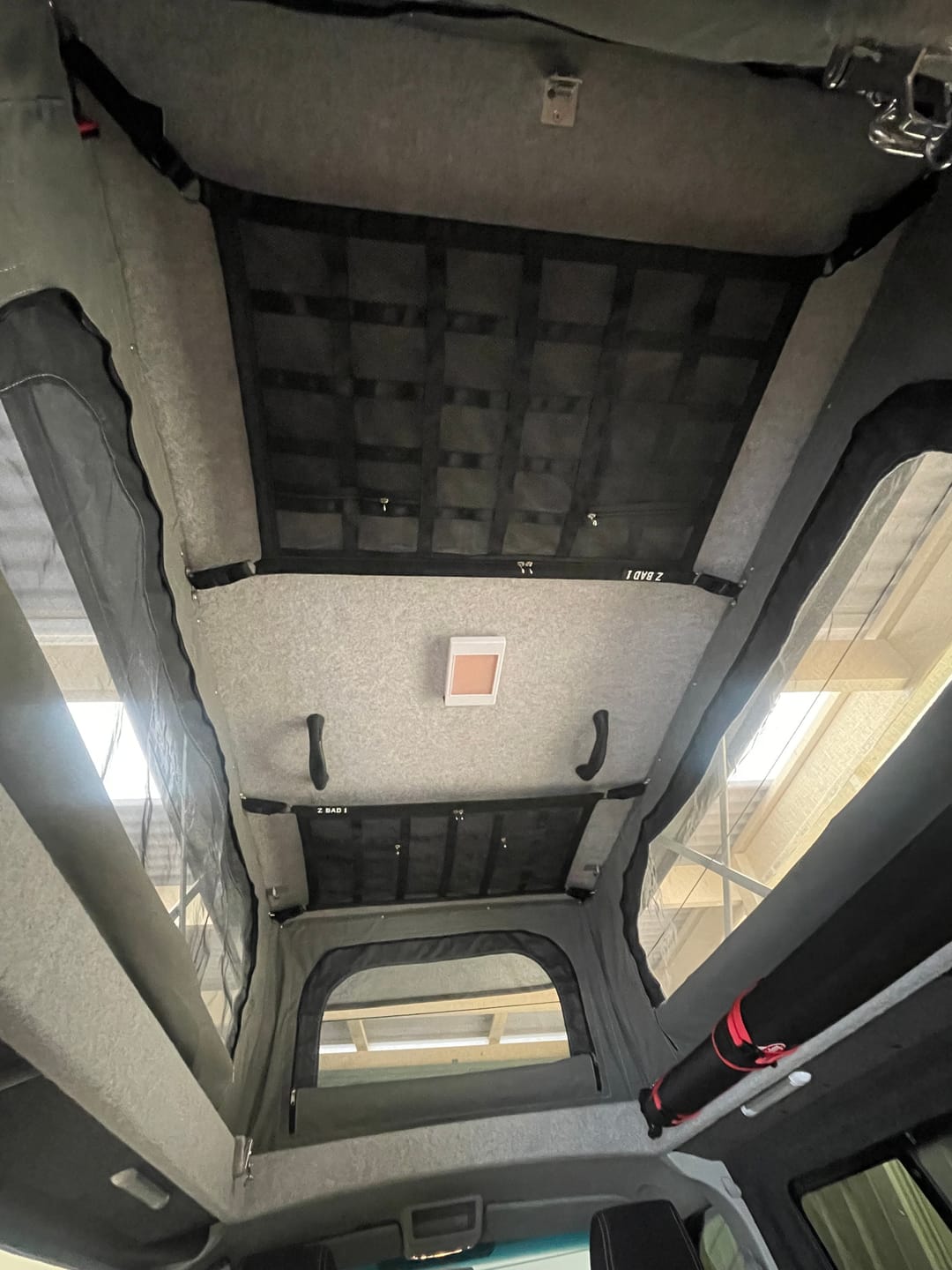 Customer photo review of ZBAD1 - Ute Roof Cargo Net