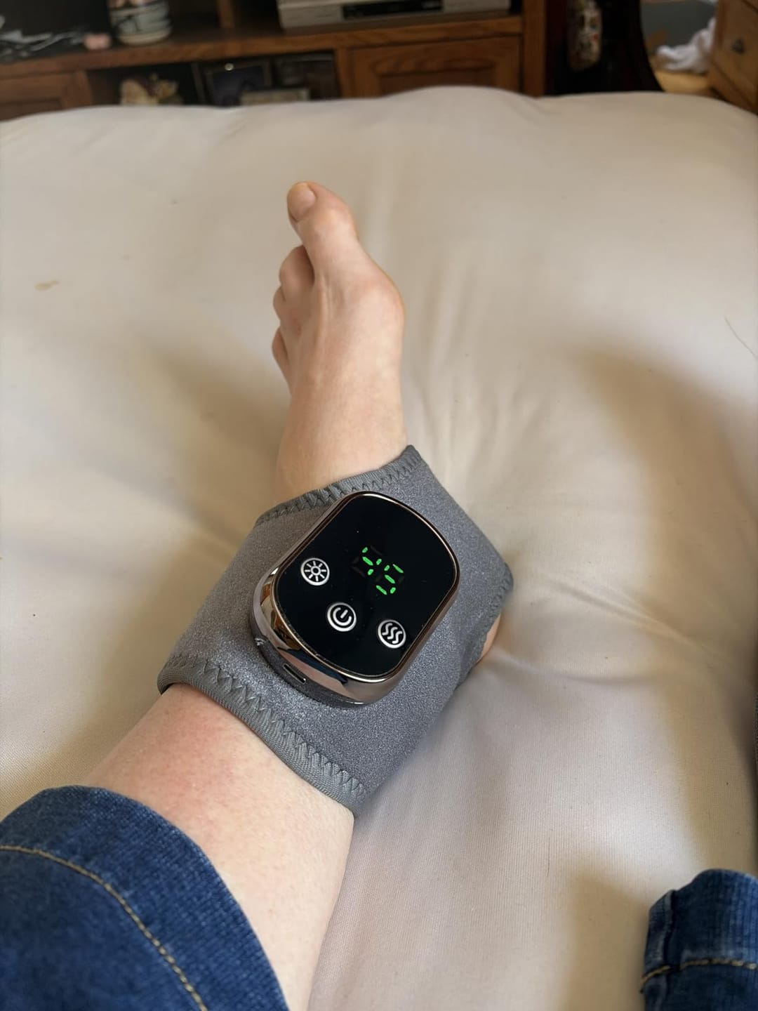 Customer photo review of Electric Heating Ankle Massage