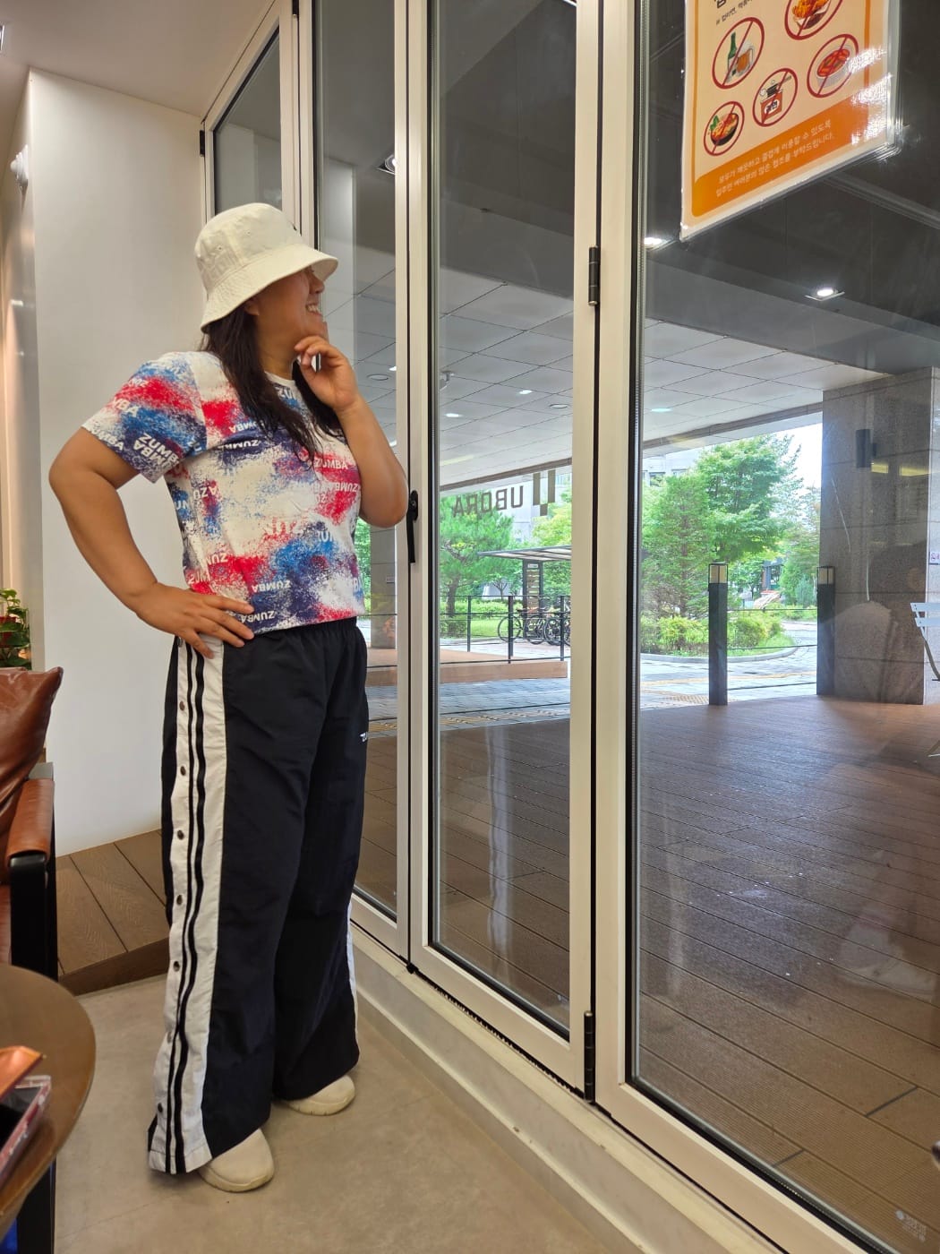 Customer photo review of Dale-Z High Waisted Pants With Side Snaps