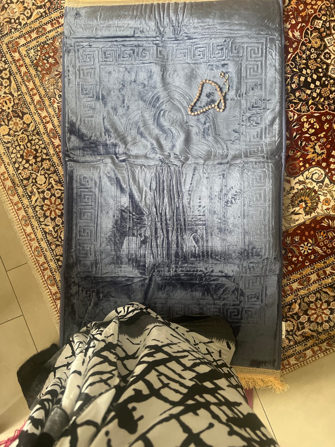 Customer photo review of Ergonomic Prayer Mat with Raised Cushion