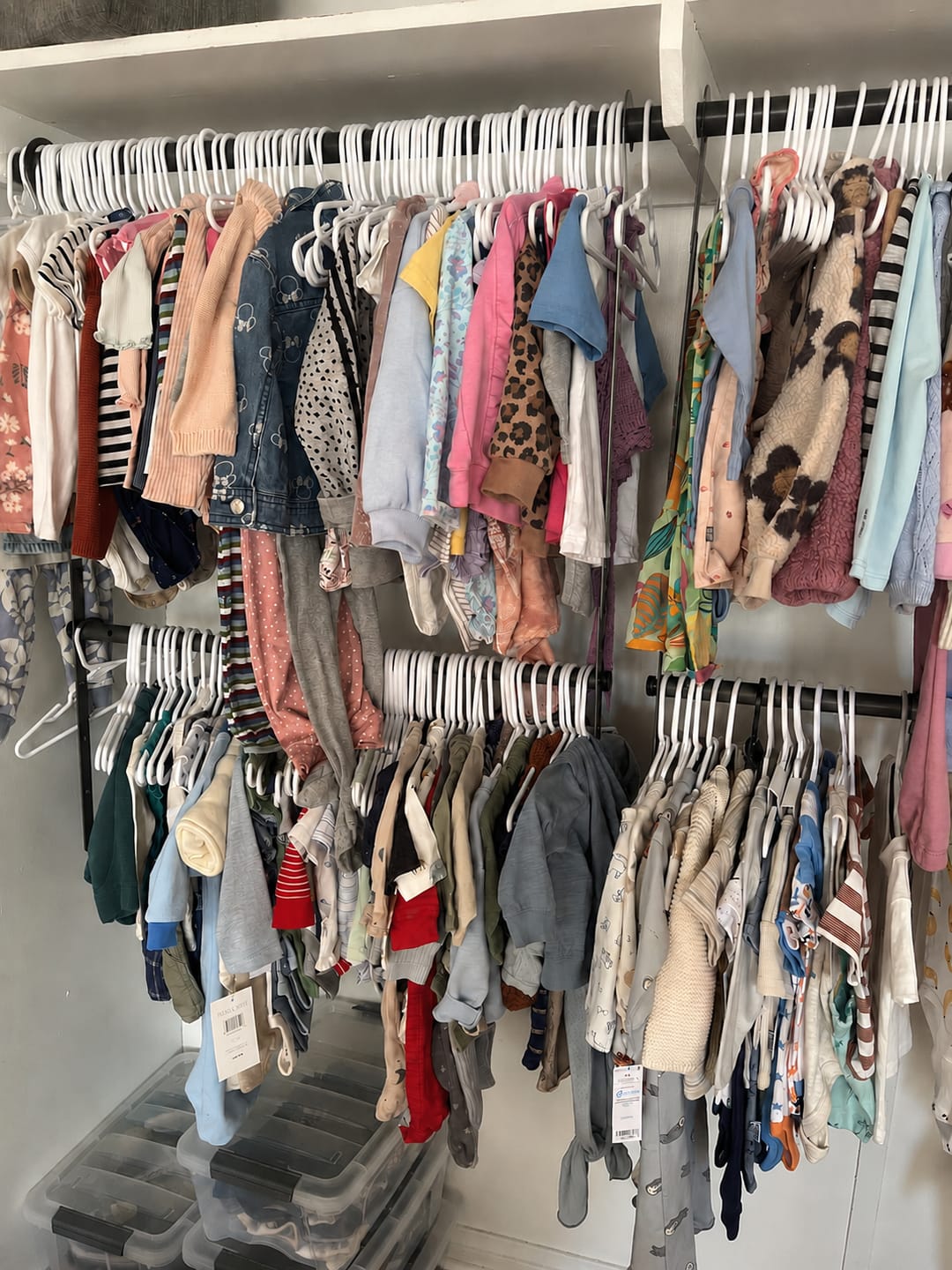 Customer photo review of Verstellbare Kleiderstange