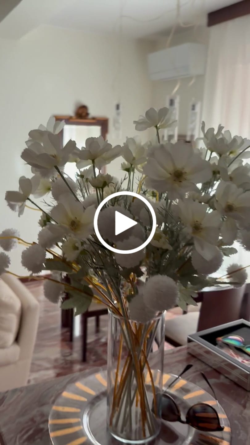 Customer video review of Pampas 110cm (3 stengels)- Beige